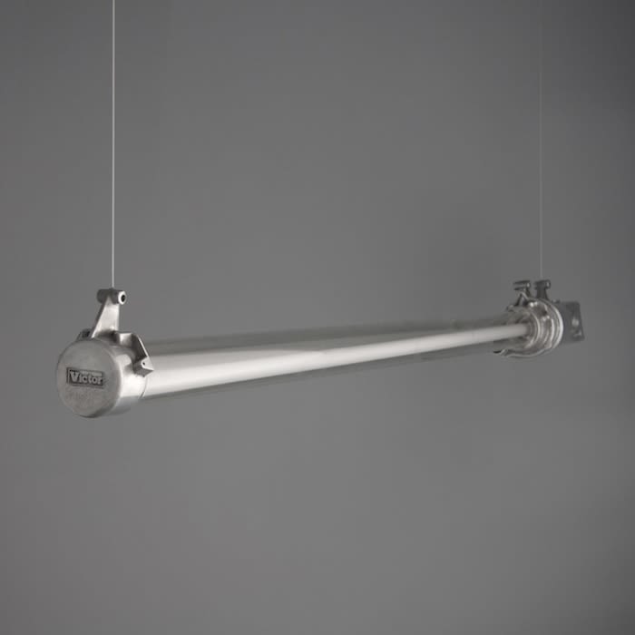 Vintage fluorescent outlet light fixtures